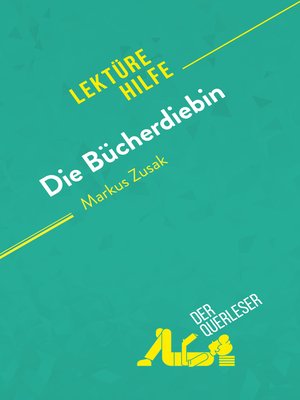 cover image of Die Bücherdiebin von Markus Zusak (Lektürehilfe)